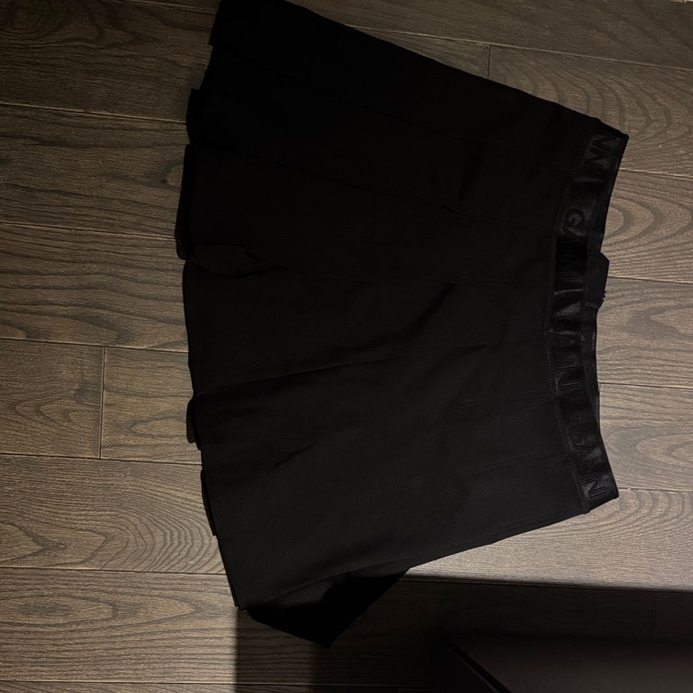 Ganni Black Elastic Waist Skirt